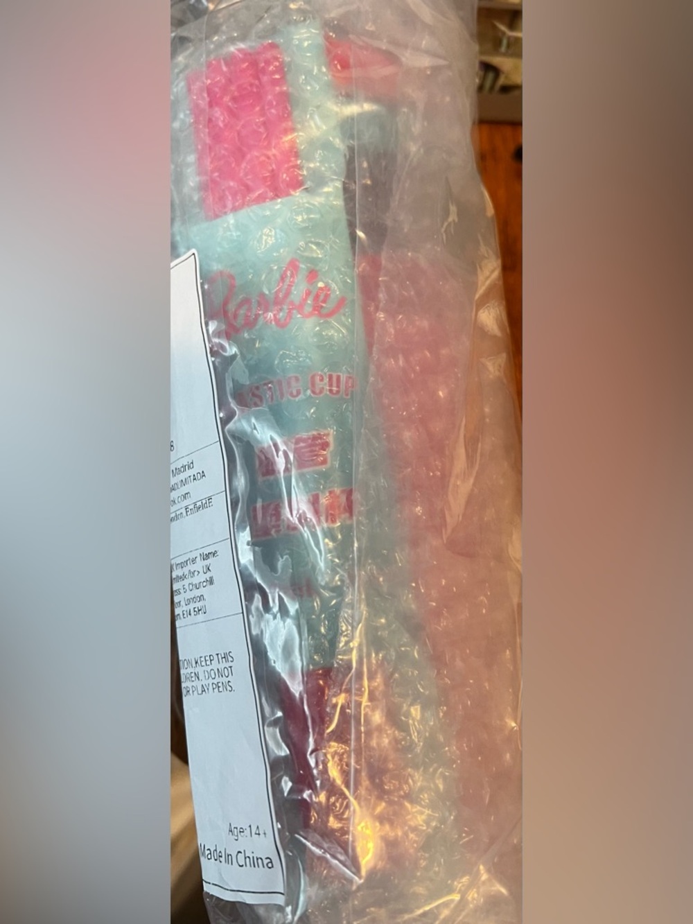 Barbie Tumblers Set of 4 - Picture 3 of 5